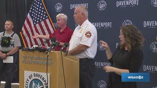 Why did Davenport wait to activate Iowa Task Force 1 after initial search?
