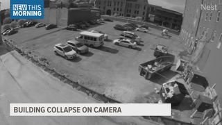 VIDEO: Security camera catches partial collapse of Davenport building