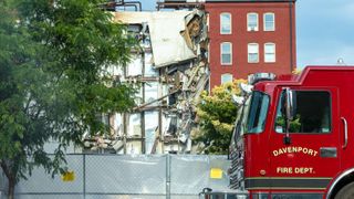 LISTEN: 911 call made the day before the Davenport building collapse