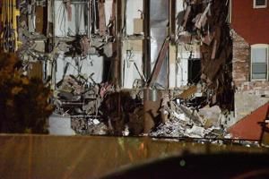 Demolition of collapsed apartment building begins early Saturday morning June 3, 2023