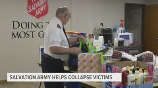 Salvation Army doing everything it can to help residents of collapsed Davenport building