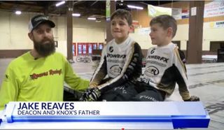 QCA brothers, 5 and 9, race BMX bikes all over the country