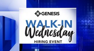 Walk-In Wednesdays hiring events back at Genesis