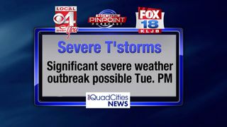 Significant severe weather outbreak possible Tuesday