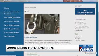  Rock Island launches online police reporting system