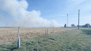  Crews respond to field fire south of Geneseo