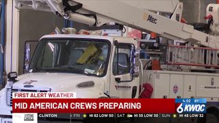  Midamerican: Crews will work long hours in case of power outages