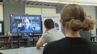 Ulysses S. Grant descendant speaks to Galva students