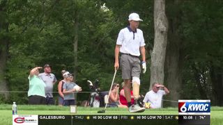  Amputee Carter Henning plays in Pro-Am at John Deere Classic