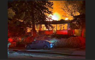 Crews fight blaze near Augustana College, Rock Island