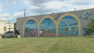 Bettendorf mural nears completion