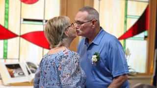  Iowa veteran fighting cancer gets married in hospital chapel