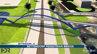  TBK Sports Complex pedestrian bridge almost $1M over budget