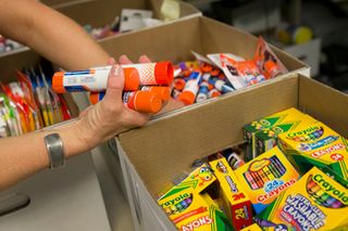 MercyOne Genesis collecting school supplies at 'Pack the Bus'