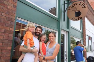 Outside Hinterland, a local cafe thrives