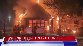Overnight fire in Rock Island