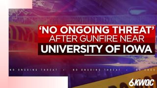  No ongoing threat after gunfire near University of Iowa, police say