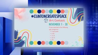 Artists can honor Dr. Martin Luther King Jr. with Clinton Creates Peace art contest