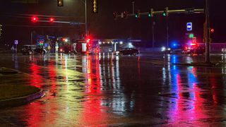  John Deere Road lanes closed due to multi-vehicle crash