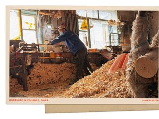 Greetings from Yimianpo, China, where artisans carve Russian nesting dolls