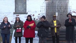  Service held outside historic Clinton church to mark end