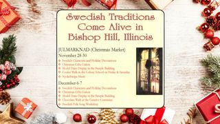 INTERVIEW: Celebrate Swedish holiday traditions at Bishop Hill's Julmarknad