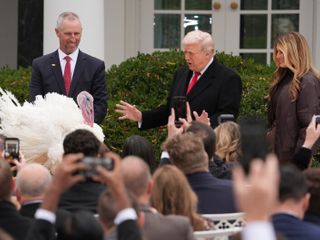 Trump spares turkeys — but not his political opponents — at annual pardoning ceremony