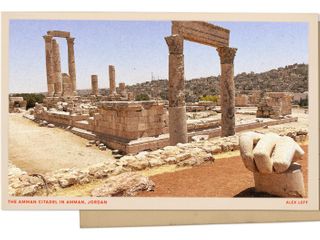 Greetings from Amman, Jordan, where history lent a colossal hand