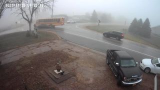  Driver injured after car, bus crash