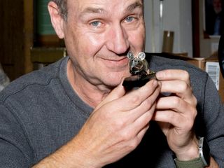 This artist designs intricate suits of armor. The intended wearer? A humble mouse