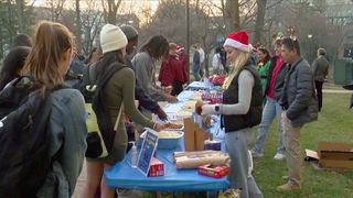 Celebrates the traditions of the season at Augustana College