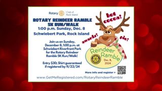 INTERVIEW: Be Like Dasher! Rotary Reindeer Ramble set for Sunday