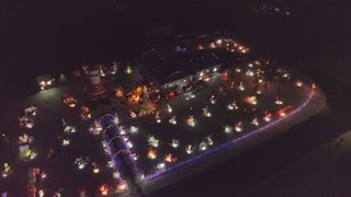 Davenport family uses their holiday display to give back to kids in need