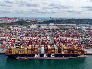 China's trade surplus hits $1 trillion for first time ever