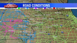 Snow now falling in Quad Cities - road conditions to go downhill this evening