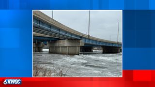  Ice jam forms on Rock River, Flood Warning issued