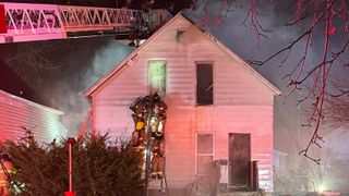 Firefighters battling early morning house fire