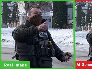 AI images and internet rumors spread confusion about ICE agent involved in shooting