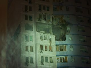 Ukrainian drones set fire to Russian oil depot after Moscow launches new hypersonic missile