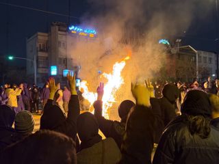 The death toll from a crackdown on protests in Iran jumps to over 2,500, activists say