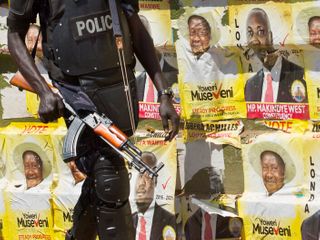 Uganda goes to the polls amid heavy security and internet blackout