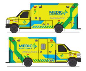 Scott County MEDIC ambulances will have new colors