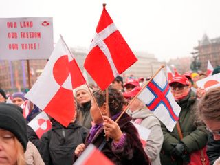 'Not for sale': massive protest in Copenhagen against Trump's desire to acquire Greenland