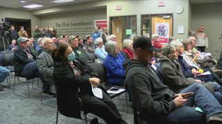 Dozens speak on their issues with power plant proposal in Scott County