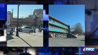  1 hospitalized in Brady Street crash