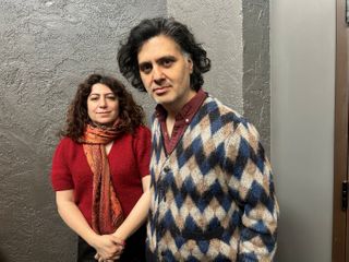 Their film was shot in secret and smuggled out of Iran. It won an award at Sundance