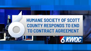 Humane Society of Scott County responds to end to contract agreement with Davenport