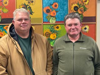 Quad City area residents conducting bald eagle survey in response to a proposed cannabis dispensary and truck stop development adjacent to the Milan Bottoms