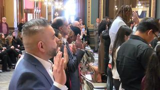 New citizens welcomed at Iowa State Capitol naturalization ceremony