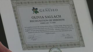 City of Geneseo honors two young women for rescuing man from house fire